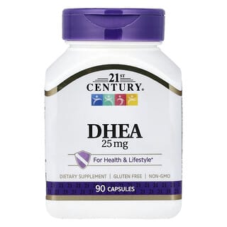 21st Century, DHEA, 25 mg, 90 Capsules