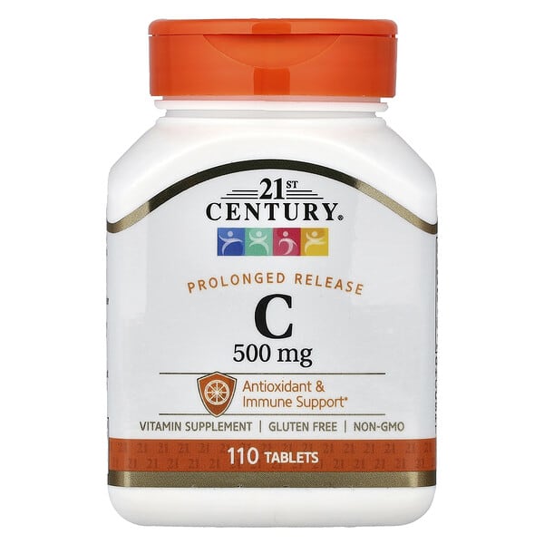 Vitamin C, Prolonged Release, 500 mg, 110 Tablets