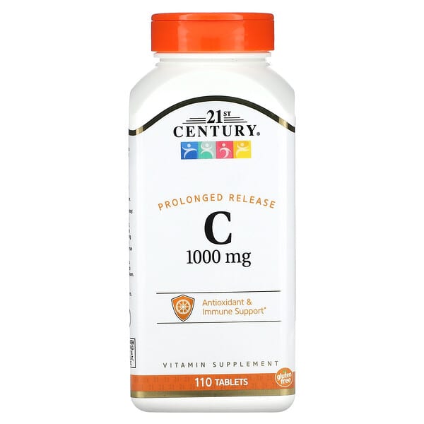 21st Century, C-1000, з уповільненим вивільненням, 110 таблеток