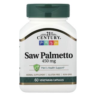 21st Century, Saw Palmetto, 450 mg, 60 vegetariánskych kapsúl