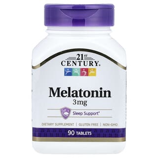 21st Century, Melatonin, 3 mg, 90 Tablets