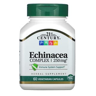 21st Century, Complexe d'échinacée, 250 mg, 60 capsules végétariennes