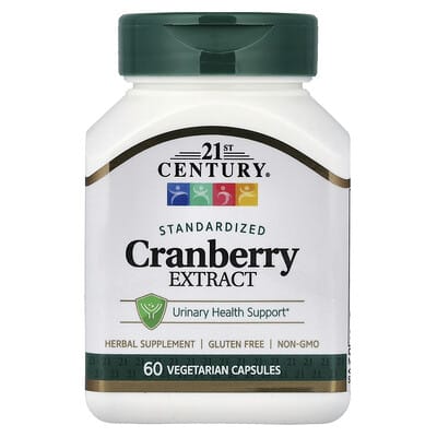 21st Century, Cranberry Extract, Standardized, 60 Vegetarian Capsules