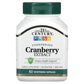 21st Century, Cranberry Extract, Standardized, 60 Vegetarian Capsules