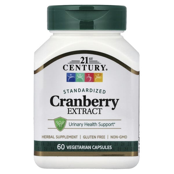 21st Century Cranberry Extract, Standardized, 60 Vegetarian Capsules