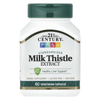 21st Century, Milk Thistle Extract, Standardized , 60 Vegetarian Capsules