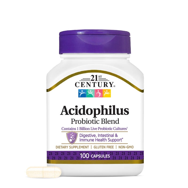 サプリ 21st Century, Acidophilus Probiotic Blend, 100 Capsules | iHerb