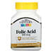 21st Century, Folic Acid, 400 mcg, 250 Easy to Swallow Tablets