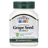 km　grape seed ユニット25-26、28-34、35、36 Grape Seed Extract, Standardized, 60 Vegetarian Capsules (50 mg