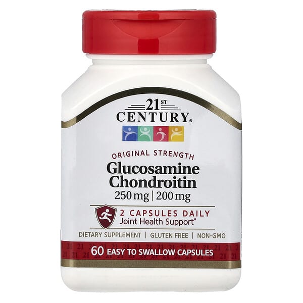 Glucosamine Chondroitin, 250 mg/200 mg, 60 Easy To Swallow Capsules