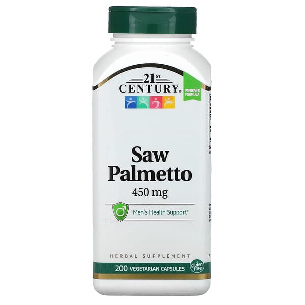 Saw Palmetto, 450 mg, 200 Vegetarian Capsules