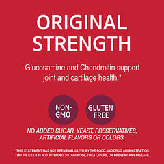 21st Century, Glucosamine / Chondroitin, Original Strength, 250 mg / 200 mg, 200 Easy to Swallow Capsules