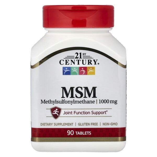 MSM, 1,000 mg, 90 Tablets