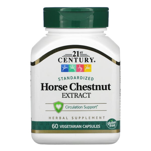 Horse Chestnut Extract, Standardized, 60 Vegetarian Capsules