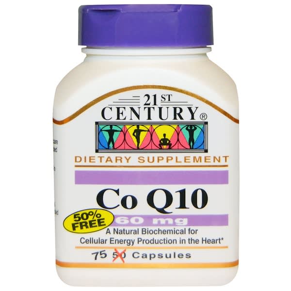 21st Century, CoQ10, 60 mg, 75 Capsules (已停产商品) 