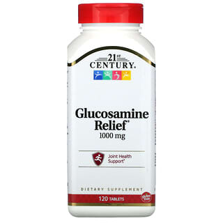 21st Century, Alívio de Glicosamina, 1.000 mg, 120 Comprimidos