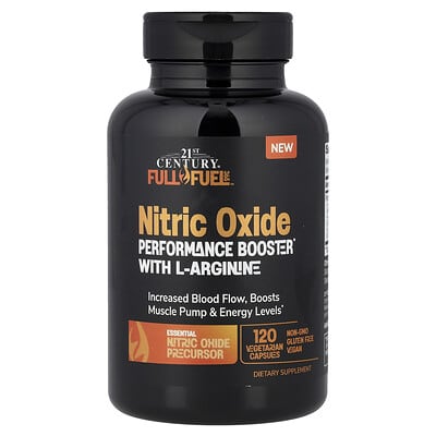 21st Century, Nitric Oxide, 120 Vegetarian Capsules
