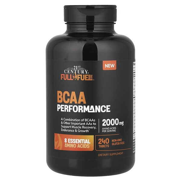 21st Century Full Fuel 365™, BCAA Performance, 240 Tablets
