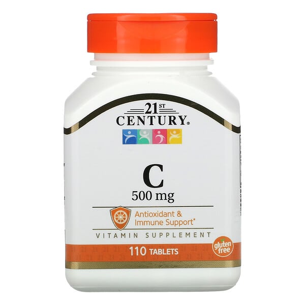21st Century, Vitamin C, 500 mg, 110 Tablets