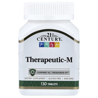21st Century, Theragran-M Nutritional Tablets, 130 Tablets