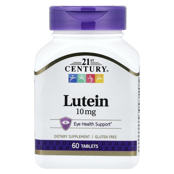 21st Century, Lutein, 10 mg, 60 Tablets