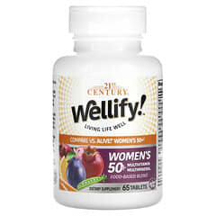 21st Century, ¡Wellify! Multivitamínico y multimineral para mujeres mayores de 50 años, 65 comprimidos