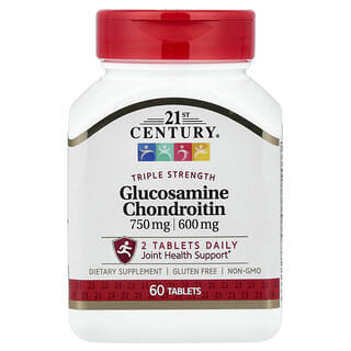 21st Century, Glucosamine/Chondroitin, 60 Tablets