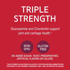 21st Century, Glucosamin-Chondroitin, dreifache Stärke, 150 Tabletten
