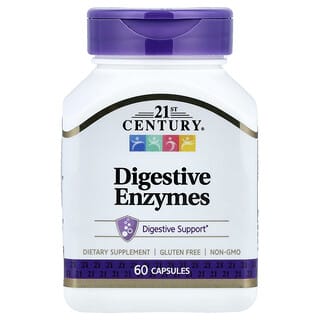 21st Century, Digestive Enzymes, Verdauungsenzyme, 60 Kapseln