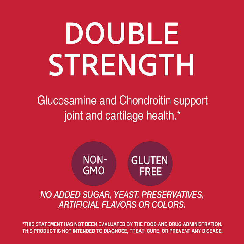 21st Century, Glucosamine Chondroitin, Double Strength, 180 Tablets