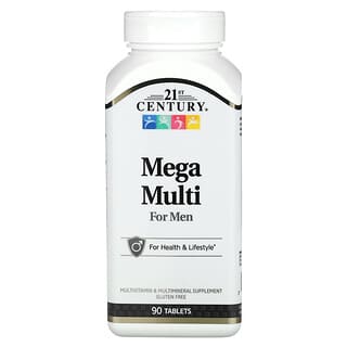 21st Century, Mega Multi, мультивітаміни для чоловіків, 90 таблеток