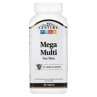 21st Century, Mega Multi til mænd, 90 tabletter