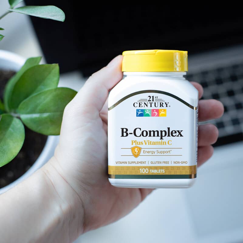 21st Century, Complejo de vitaminas B más vitamina C, 100 comprimidos