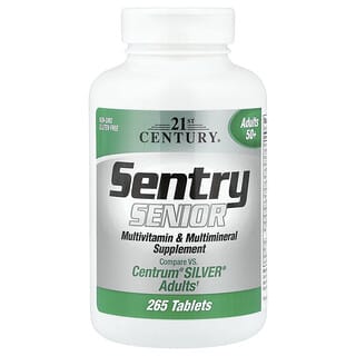 21st Century, Sentry Senior, Multivitamin & Multimineral Supplement, Adults 50+, Multivitamin- und Mineralstoffpräparat für Erwachsene ab 50, 265 Tabletten