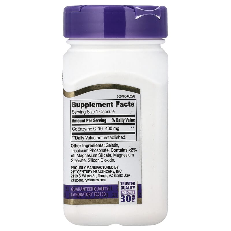 CoQ-10（コエンザイムQ10）、400mg、30粒