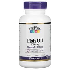 21st Century, Fish Oil, 1,000 mg, 120 Softgels