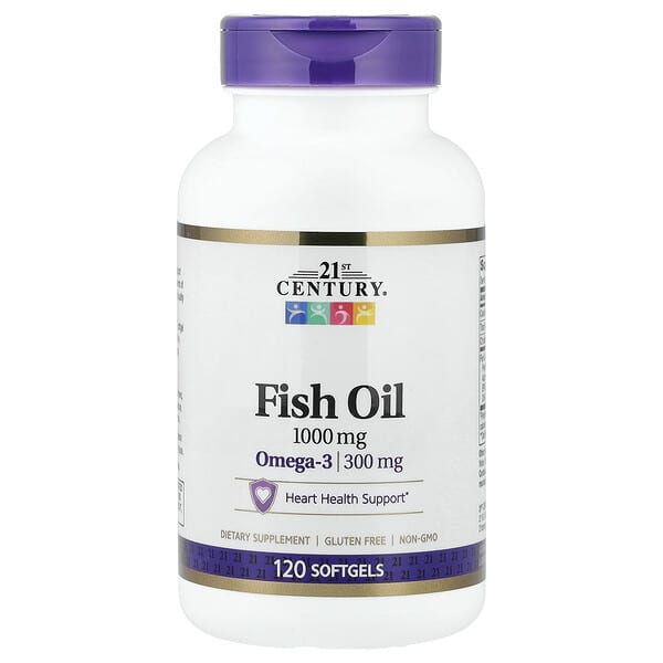 Fish Oil, 1,000 mg, 120 Softgels
