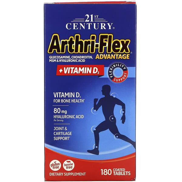 21st Century, Arthri-Flex Advantage, + Vitamin D3, 180 Filmtabletten