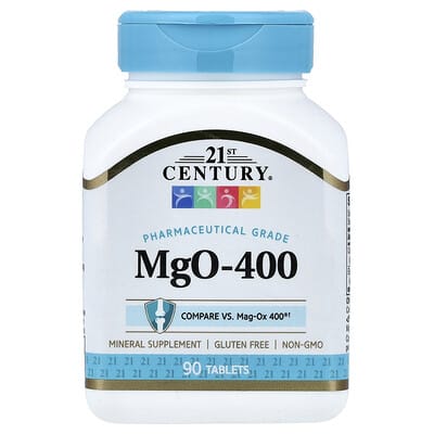 21st Century, Magnesium Oxide -400, 90 Tablets