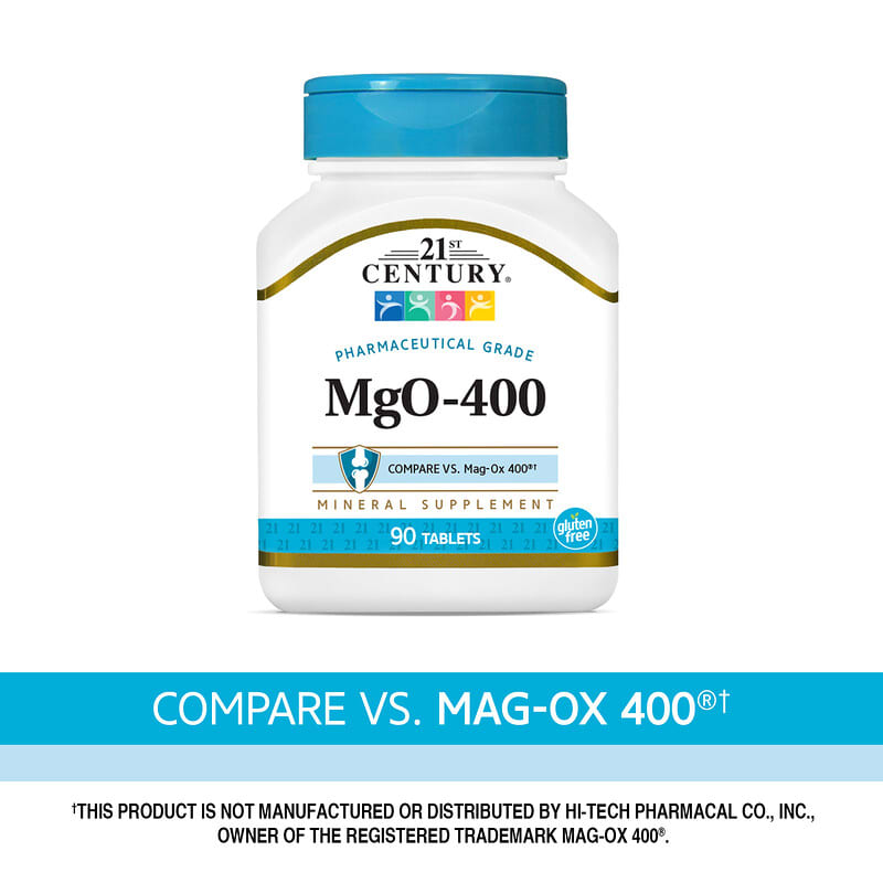 21st Century, MgO-400, 90 Tabletten