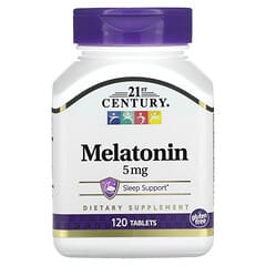21st Century, Melatonin, 5 mg, 120 Tabletten
