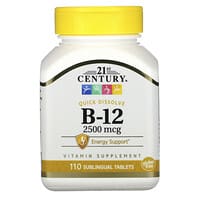 21st Century B 12 2500 mcg Sublingual Tablets 110 Count 