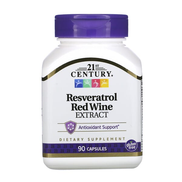 Resveratrol Red Wine Extract, 90 Capsules
