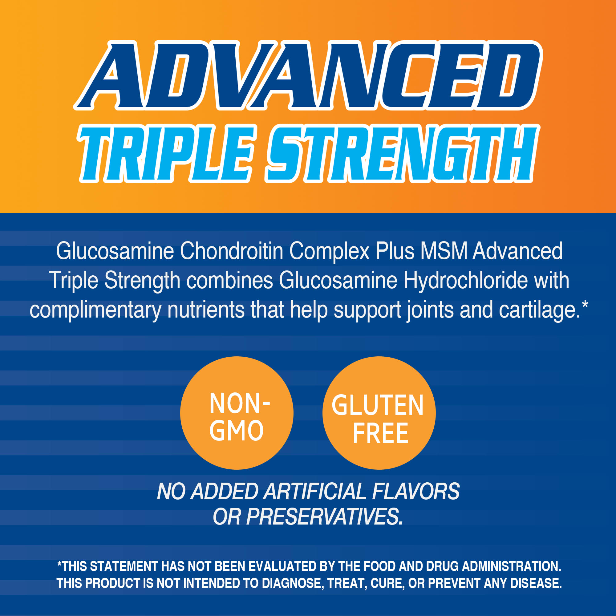 21st Century, Glucosamine Chondroitin Complex Plus MSM, Advanced Triple ...