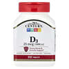 21st Century, Vitamin D3, 25 mcg (1,000 IU), 300 Tablets