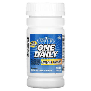 21st Century, One Daily, Salud Para Hombres, 100 Tabletas