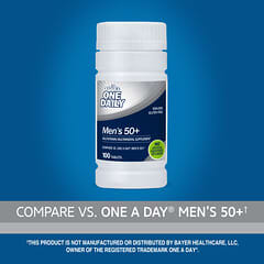21st Century, One Daily, Suplemento multivitamínico y multimineral para hombres de 50 años o más, 100 comprimidos