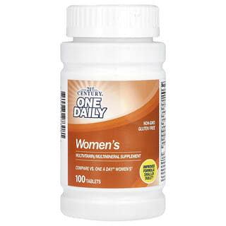 21st Century, One Daily, мультивитаминная и мультиминеральная добавка для женщин, 100 таблеток