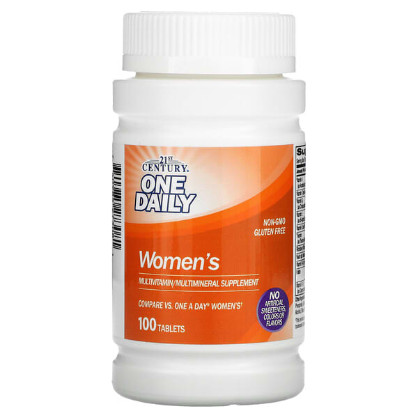 Suplemento de una ingesta diaria, Mujeres, 100 comprimidos