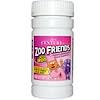 Zoo Friends с железом, мультивитаминная/минеральная добавка для детей, 60 жевательных таблеток